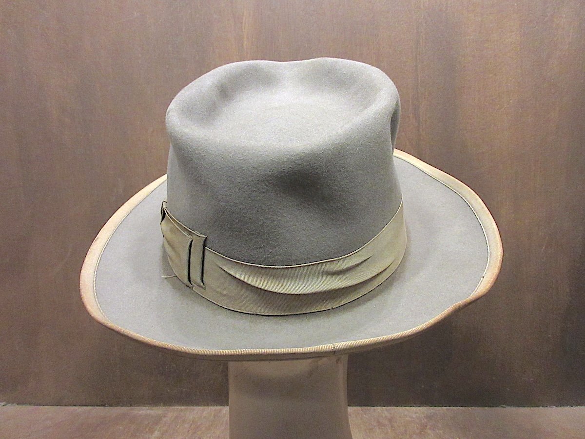 ビンテージ40's○HARDEMANフェドラハットsize 7 1/8○251023z2-m-