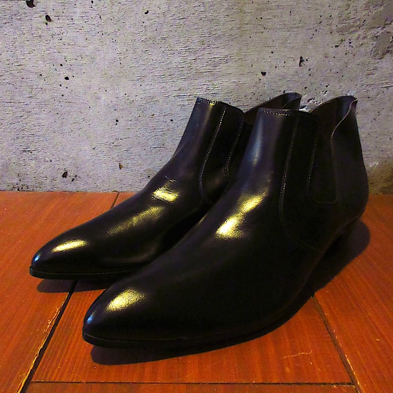 ビンテージ60's○DEADSTOCK GENESCOサイドゴアブーツ黒size 11 1/2