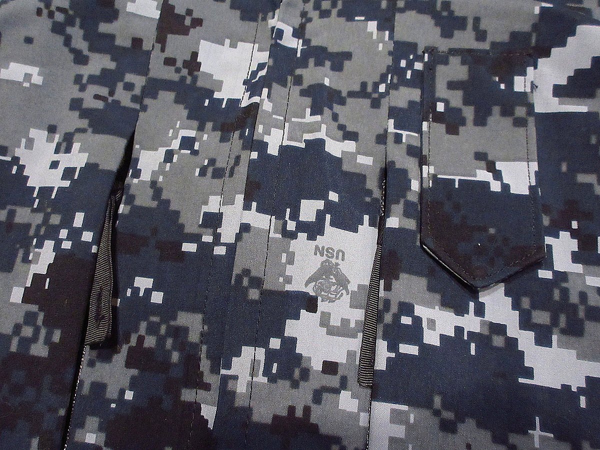 ビンテージ2000's○U.S.NAVY ECWCSデジタルカモゴアテックスパーカsize