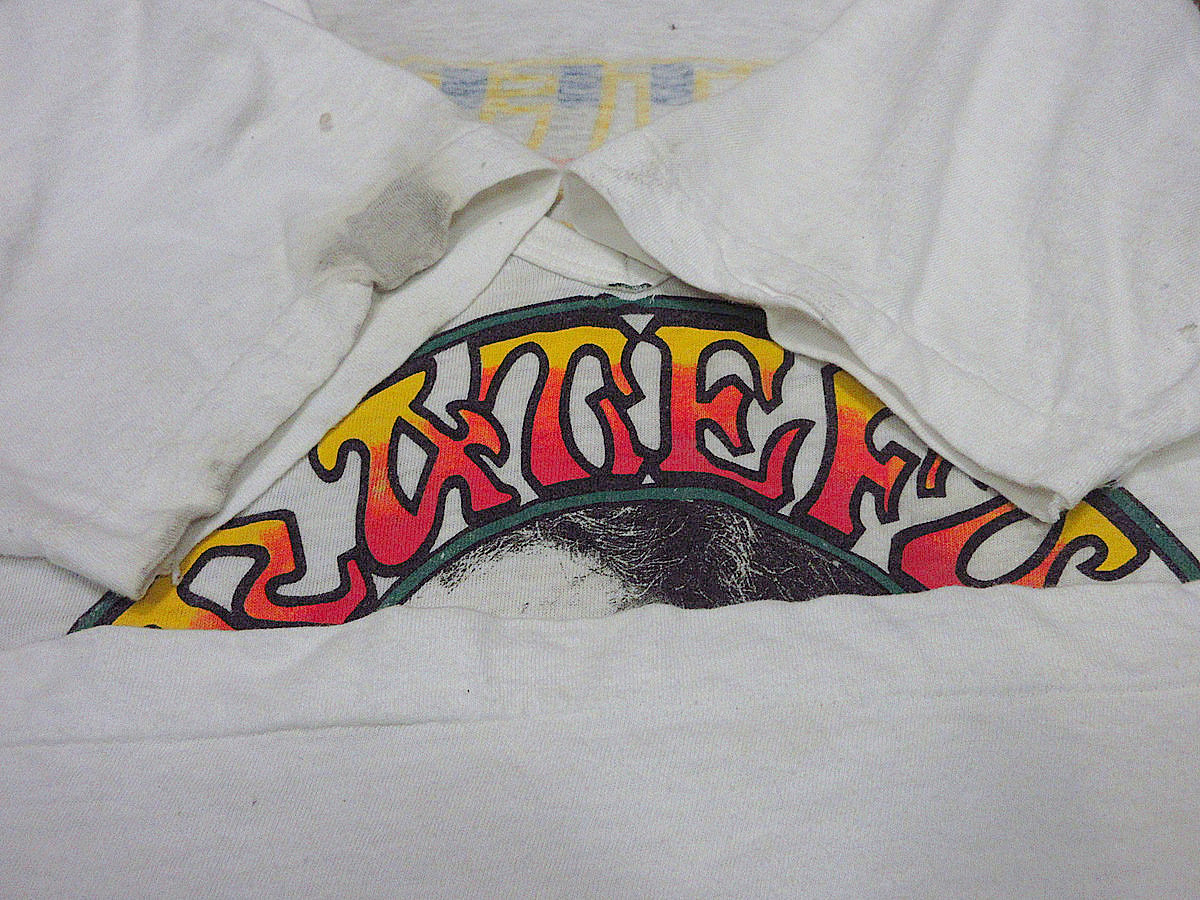 ビンテージ80's○GRATEFUL DEAD BOB DYLAN 1987年ツアーTシャツ白