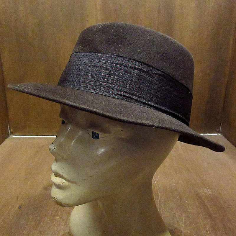 ビンテージ50's○KNOXフェルトポークパイハット○220120k2-m-ht-flt 19