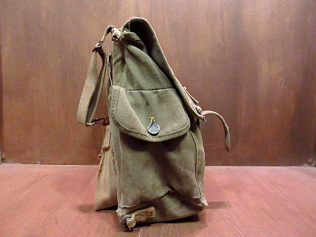 40s 1942年製 US ARMYミュゼットバッグ ビンテージ40's○U.S.ARMYミュゼットバッグ○200711n8-bag-shd M-1