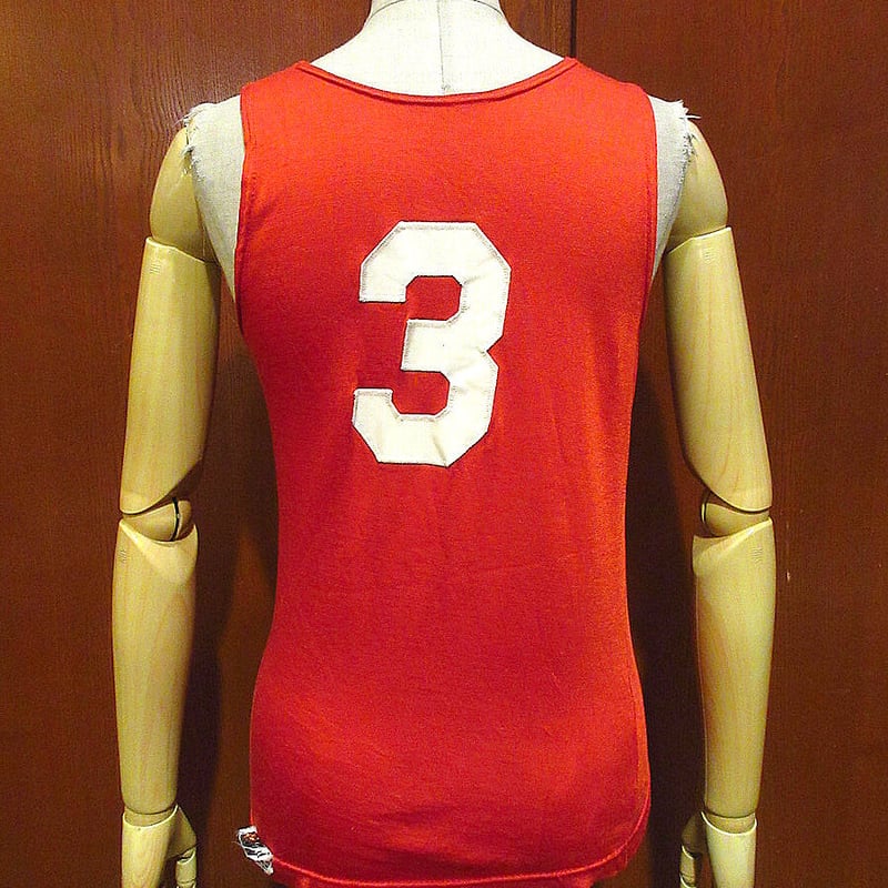 ビンテージ60's○elcoボーイズアスレチックタンクトップ赤size L