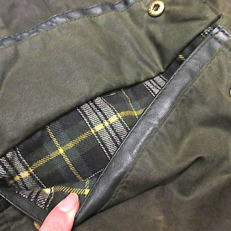 ビンテージ90's○Barbour THE MARK PHILLIPSオイルドジャケットsiz