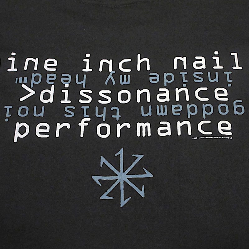 ビンテージ90's○DEADSTOCK nine inch nails Dissonanceツ