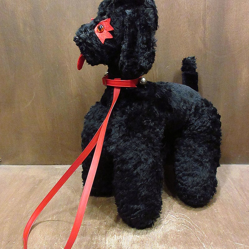 ビンテージ50's60's○プードルドール○240303i8-dollぬいぐるみ犬
