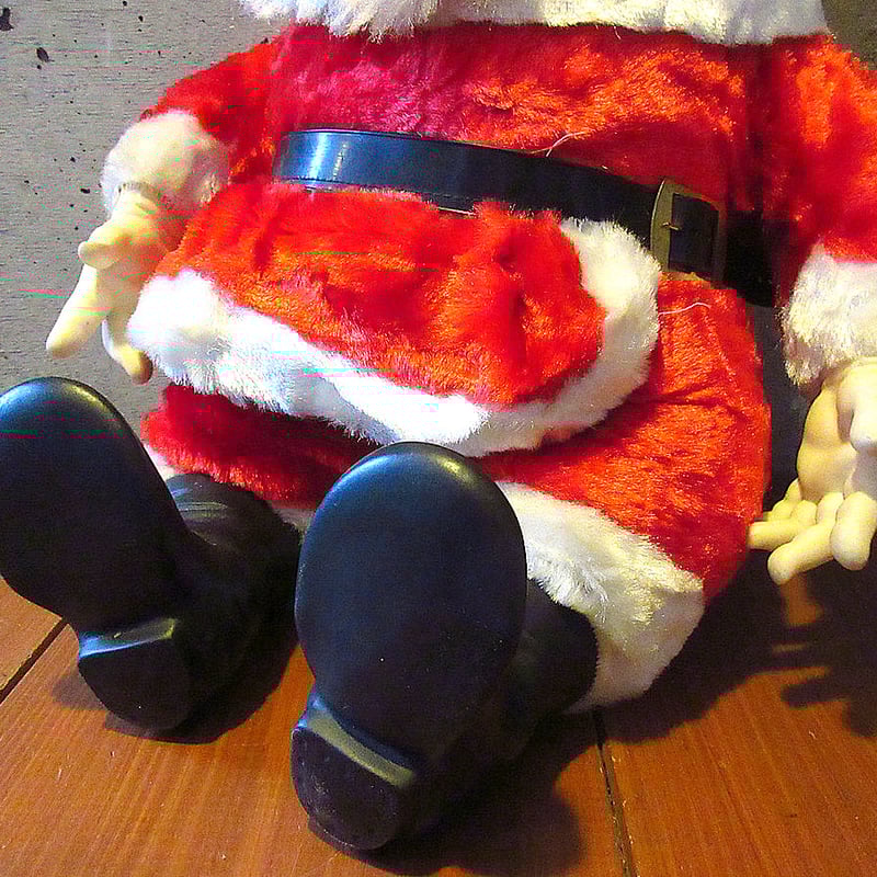 ビンテージ50's○ラバーフェイスサンタクロースラージサイズドール