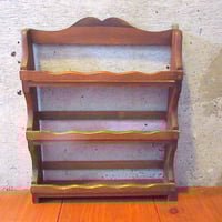 ビンテージ●ウッドスパイスラック●250625k6-rack インテリア雑貨調味料収納キッチンラック