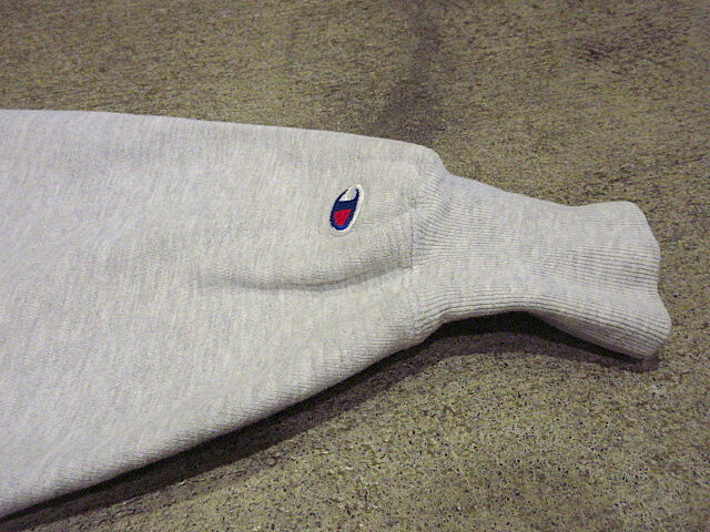 ビンテージ90's○Champion刺繍タグ3段プリントリバースウィーブ