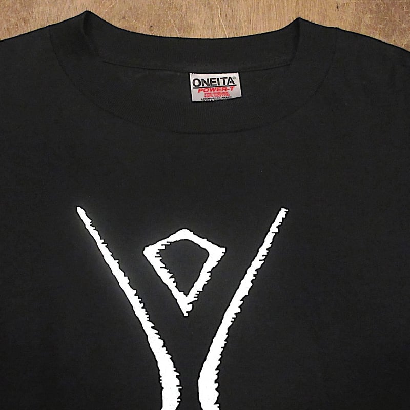 ビンテージ90's○Burning ManプリントTシャツ黒size XL○250922n1-