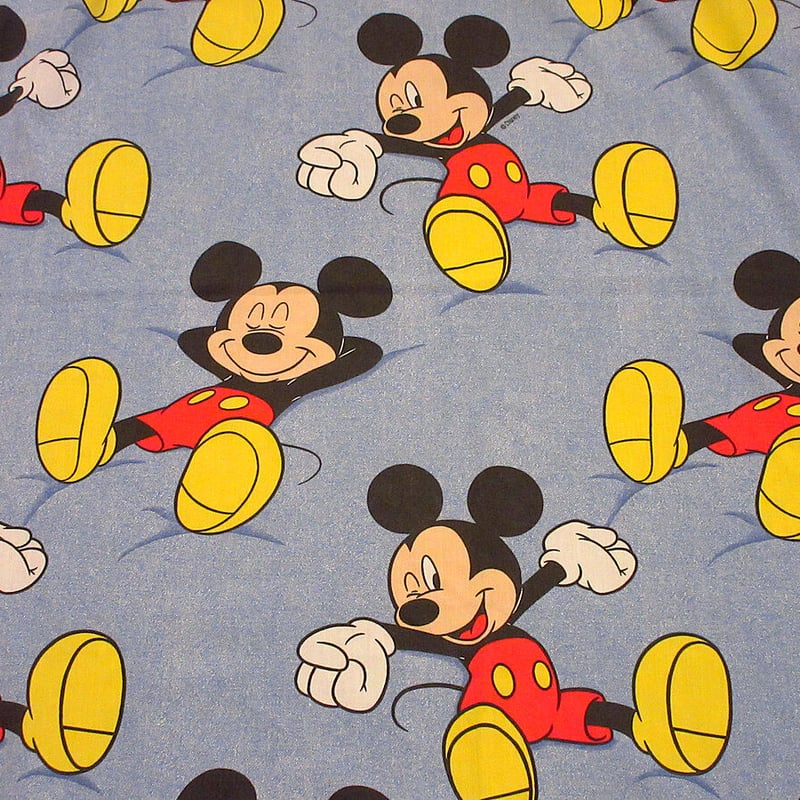 Disney ディズニー ミッキー ビンテージ お手伝い柄 シーツ カーテン Disney ディズニー ミッキー ビンテージ お手伝い柄 シーツ カーテン