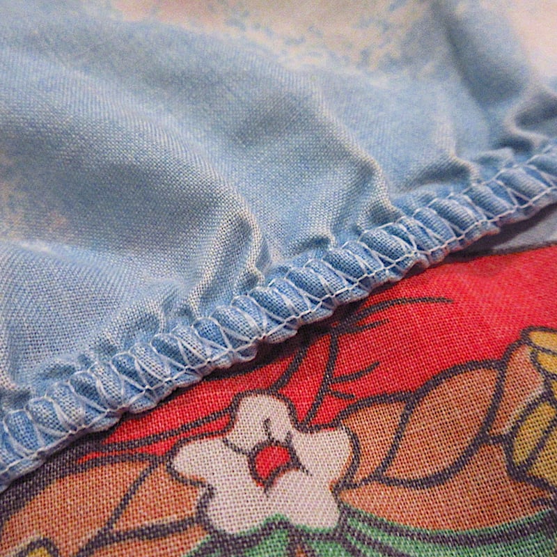 ビンテージ80's○ディズニー総柄ベッドシーツsize 約175cm×約