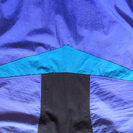 ビンテージ90’s●DUALCONTROLマルチカラーナイロンプルオーバージャケットsize XL●240525k8-m-jk-nyl 1990sメンズ古着