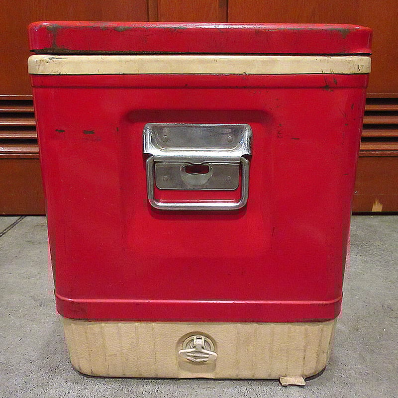 ビンテージ60's○Colemanダイヤロゴクーラーボックス赤 ビンテージ60's○Colemanダイヤロゴクーラーボックス赤