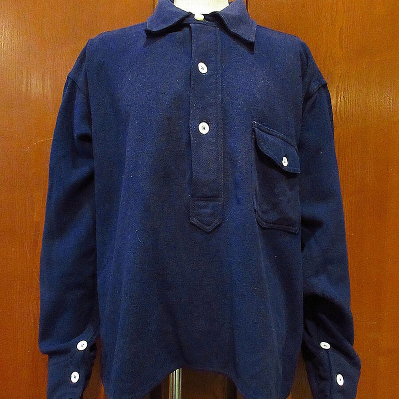 ビンテージ20's30's○CALIFORNIA FLANNELチンストラップ付きプル