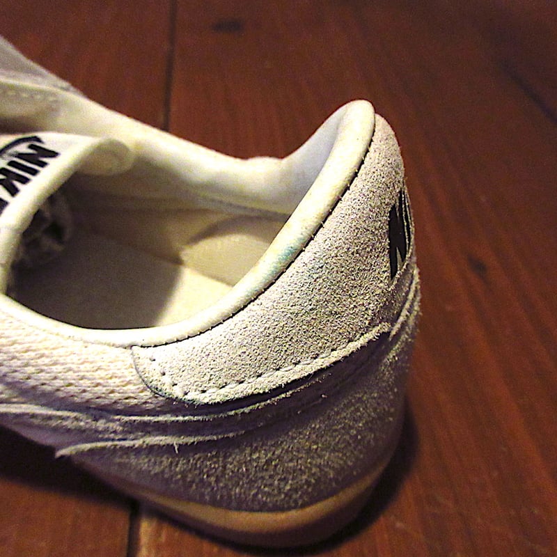 ビンテージ80's○DEADSTOCK NIKE Focus Aceスニーカー白×グレーsiz