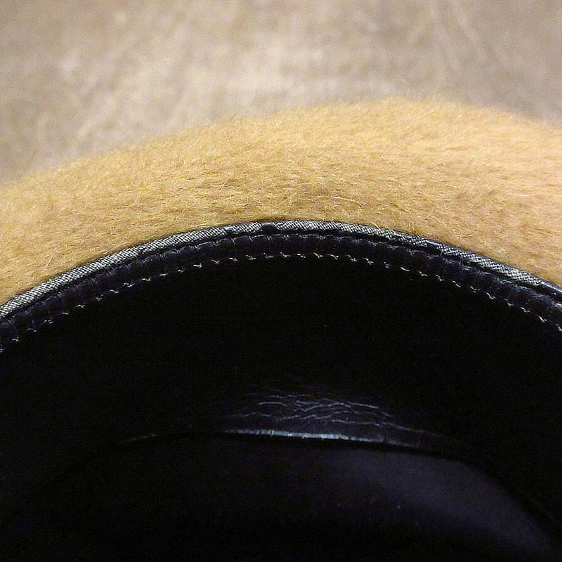 ビンテージ70's○STETSON 3X BEAVERフェドラハットベージュ6 7/8○220