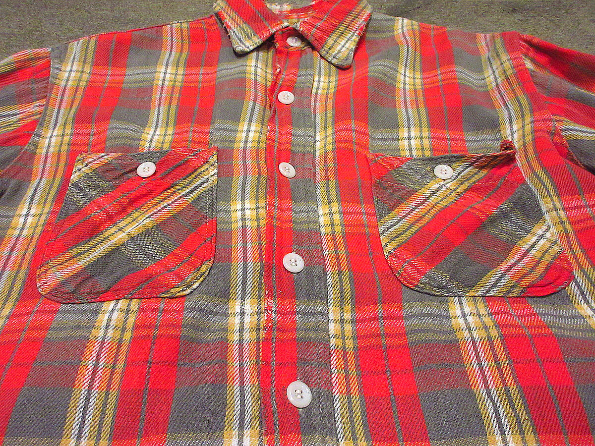 ★ 60s BIG MAC ヘビーフランネルシャツ ヘビネル ヴィンテージ 60's BIGMAC ヘビーネルシャツ - used&vintage box Hi-smile
