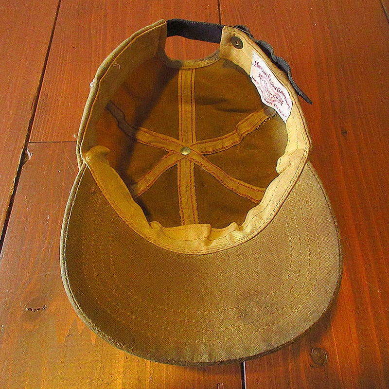 ビンテージ80's90's○FILSON刺繍入りオイルドコットンキャップ ビンテージ80's90's○FILSON刺繍入りオイルドコットンキャップ