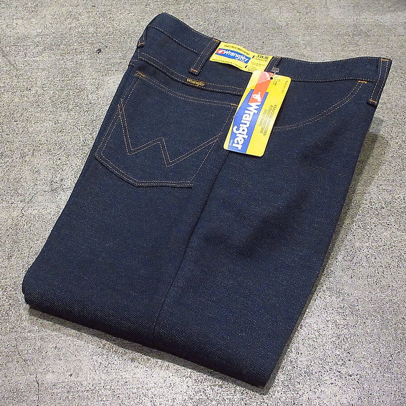 ビンテージ70's80's○DEADSTOCK Wrangler WRANCHERデニム風ブー ビンテージ70's80's○DEADSTOCK Wrangler WRANCHERデニム風ブー
