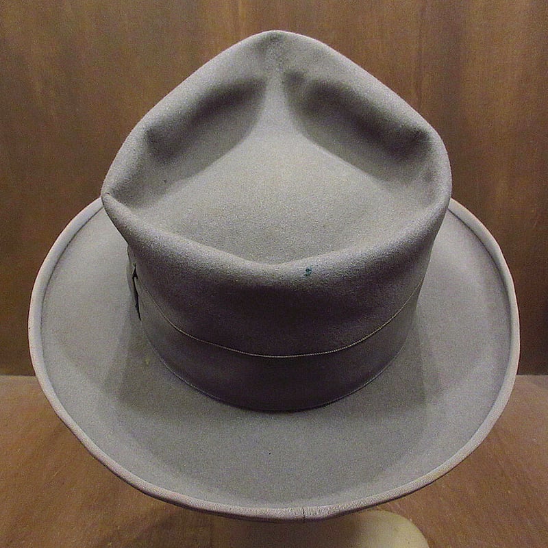 ビンテージ40's○Royal Stetson Whippetフェドラハットベージュ ビンテージ40's○Royal Stetson Whippetフェドラハットベージュ