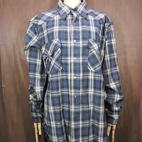 ビンテージ50's○VAN HEUSENマチ付き長袖ドレスシャツ生成りsize 15 1