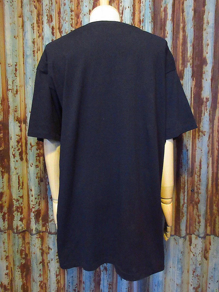 90s タイガー　human-i tee メンズ　XL 希少　シングルステッチ 古着 90s USA製 Human-i-Tees 「EYE ON SURVIVAL」 トラ