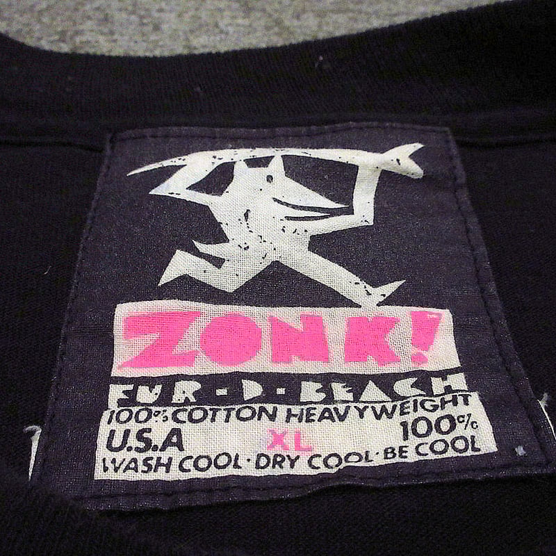 ビンテージ80's○ZONK!コットンプリントTシャツsize XL ビンテージ80's○ZONK!コットンプリントTシャツsize XL