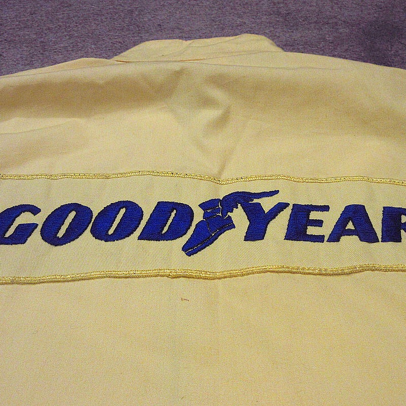 ビンテージ70's○GOOD YEARワッペン&刺繍入りレーシング ビンテージ70's○GOOD YEARワッペン&刺繍入りレーシング