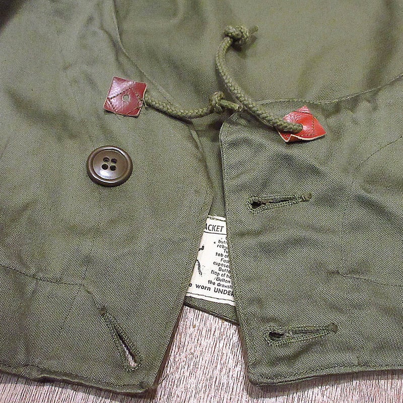 ビンテージ40's○DEADSTOCK U.S.ARMY M-43フィールドジャケット用フード