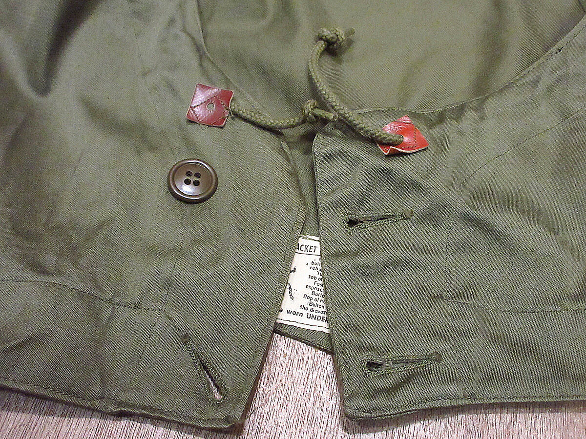 ビンテージ40's○DEADSTOCK U.S.ARMY M-43フィールドジャケット用フード