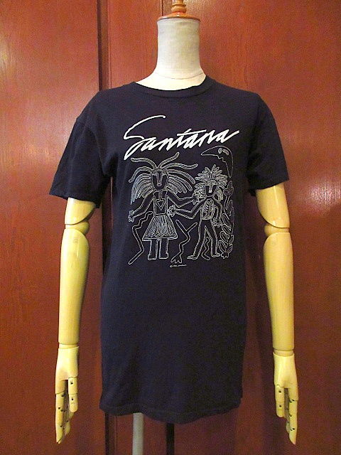 70's ビンテージ SANTANA バンドTシャツ Sサイズ 70's ビンテージ SANTANA バンドTシャツ Sサイズ