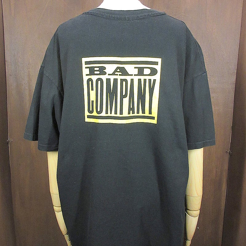 ビンテージ90's○BAD COMPANY Here Comes TroubleプリントTシャ