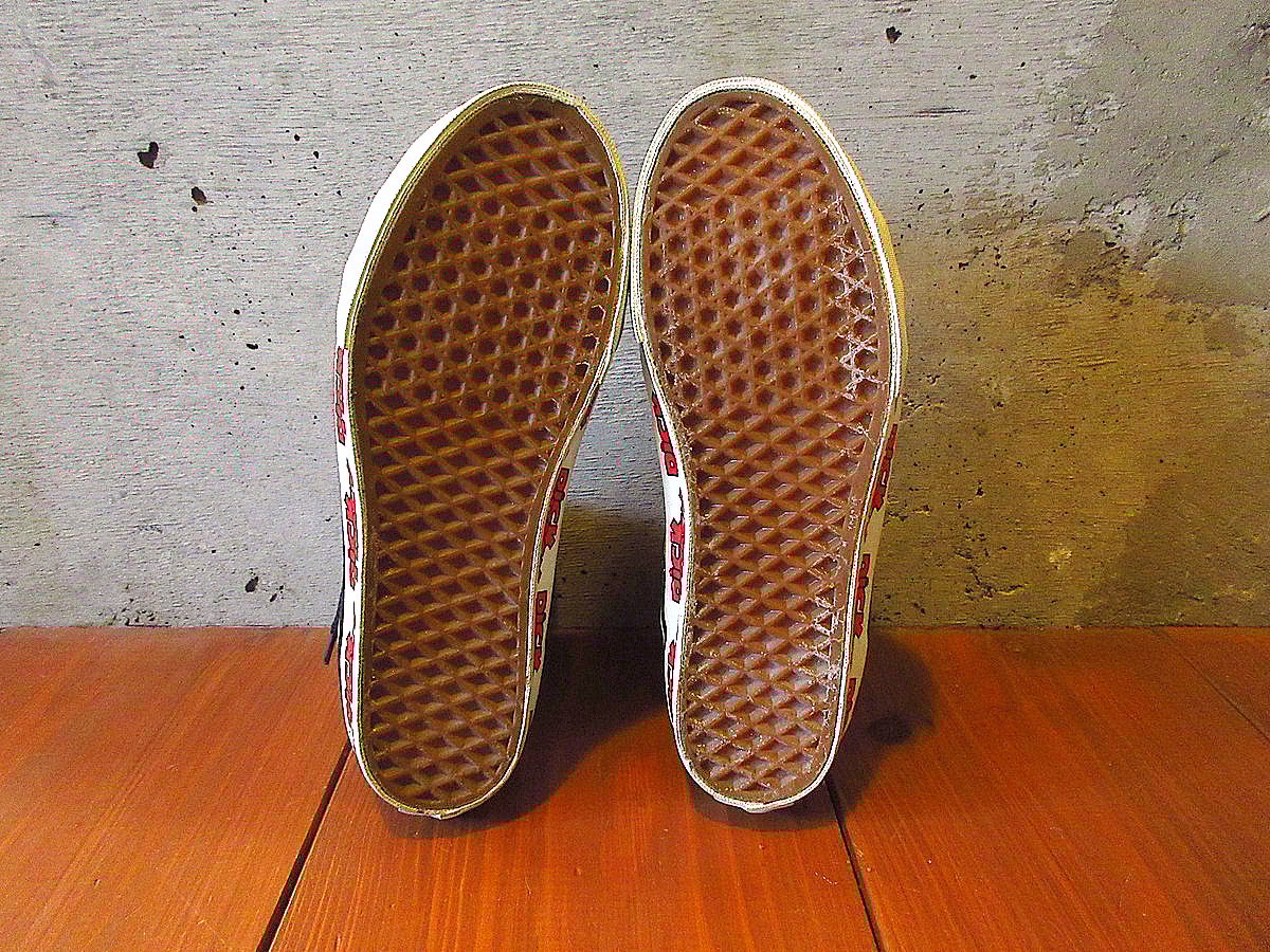 ビンテージ80's○DEADSTOCK VANS DICK TRACY HI size 7○2