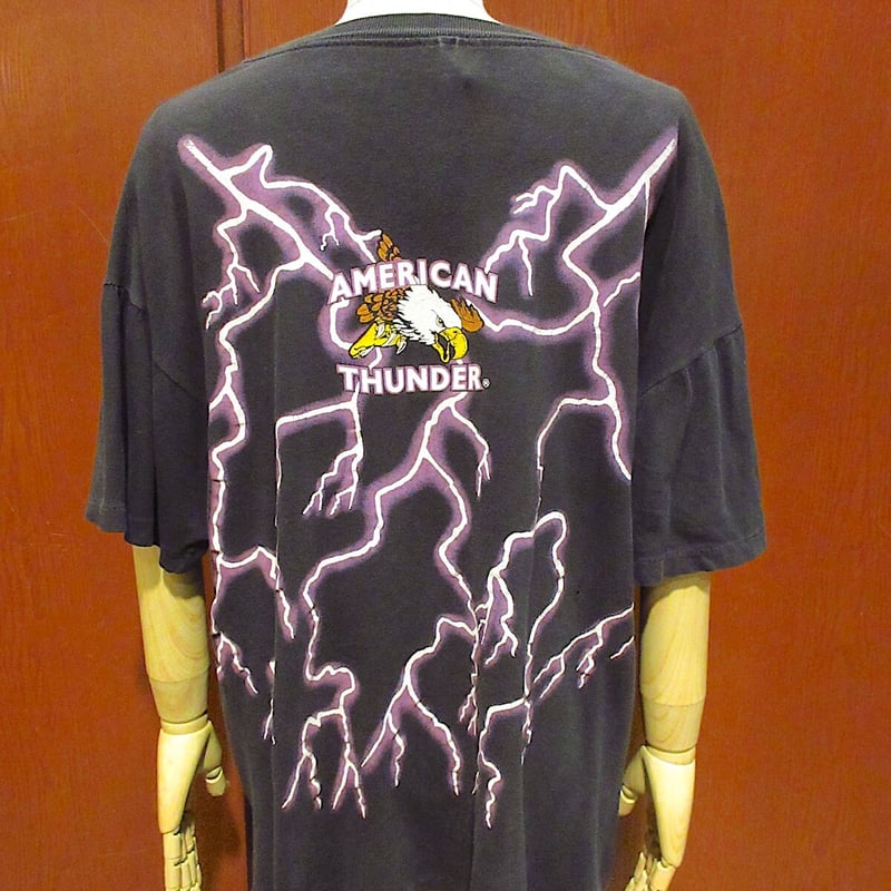 Masatodiyアメリカンサンダー american thunder 極美品 American Thunder USA アメリカンサンダー Tシャツ