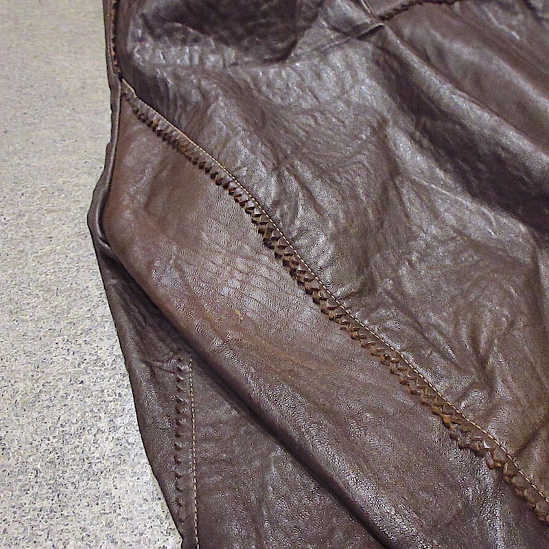 ビンテージ50's○Desert Suedesレディースレザージャケット茶