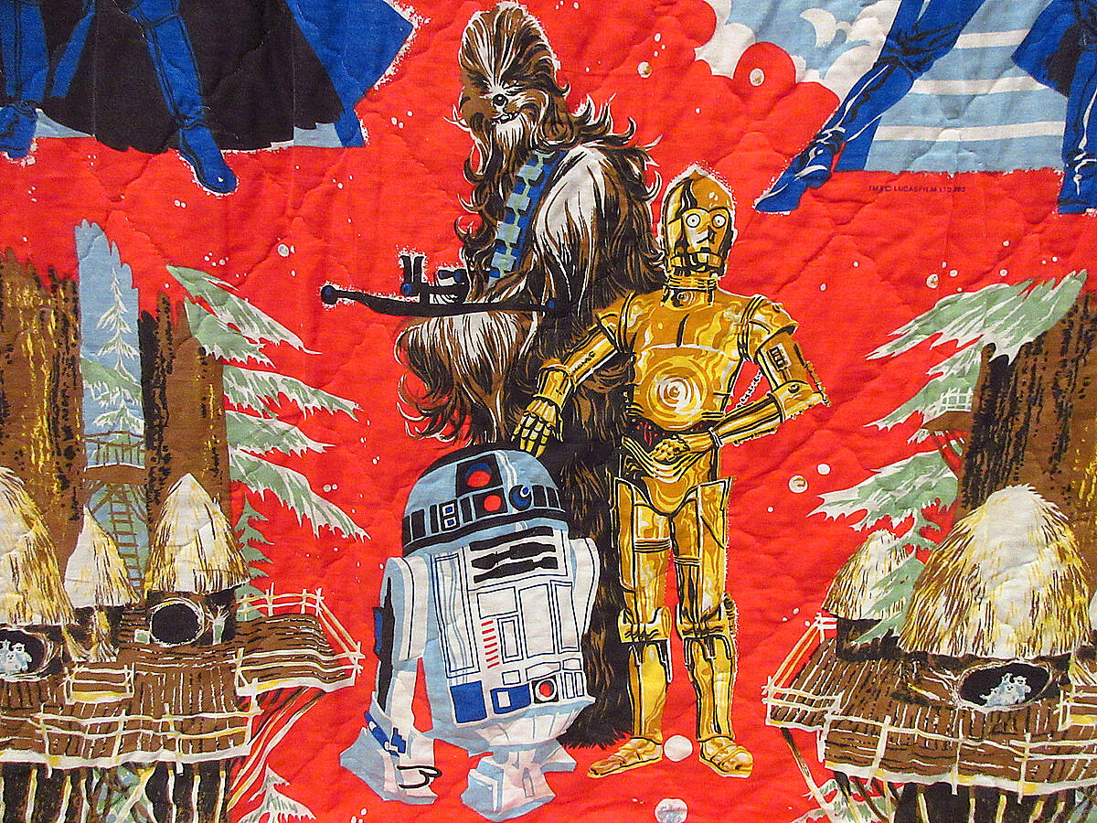 ビンテージ80's○Sears STAR WARSジェダイの帰還キルティング