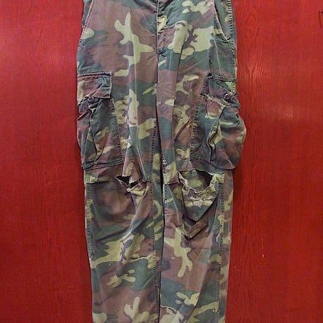 米軍実物 60's ERDL ノンリップ ファティーグパンツ M-R デッドストック】ノンリップ!!【60's】【米軍実物】【ビンテージ