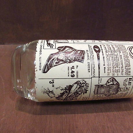 ビンテージ70's●Sears 1908年カタログプリントグラス●210211n3-tbwrシアーズマグカップ食器コップ雑貨