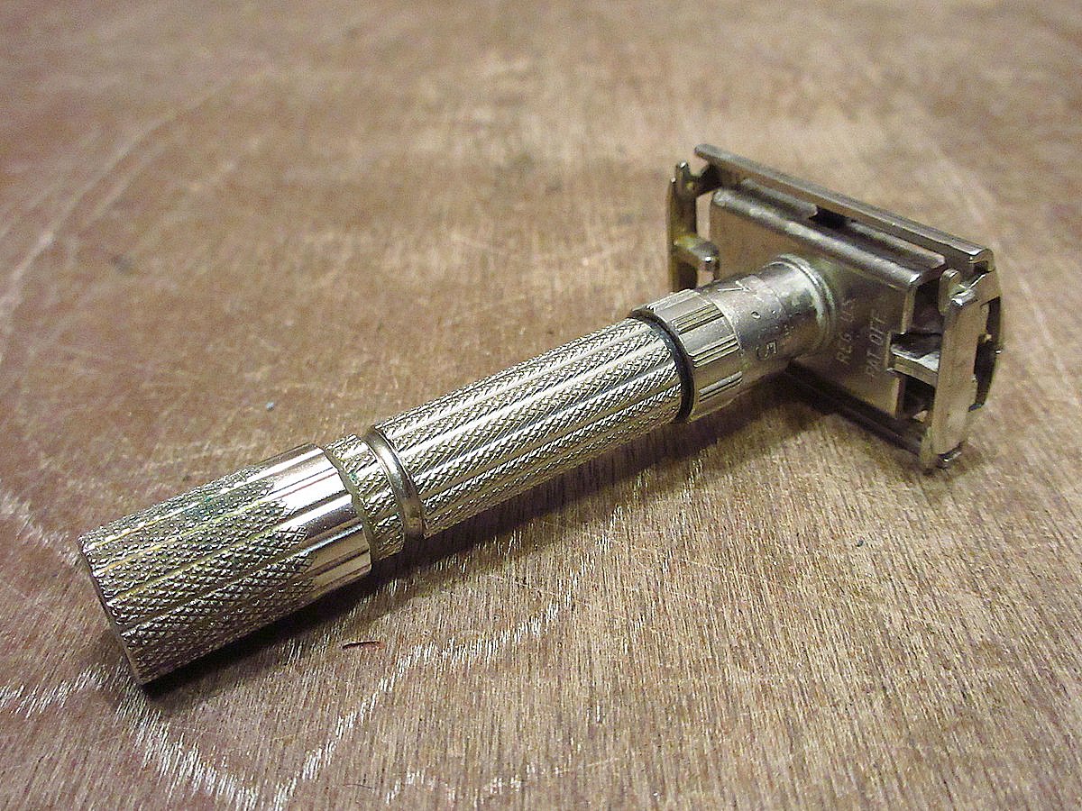 ビンテージ60's○Gillette Fatboy Adjustable G3レイザー○240