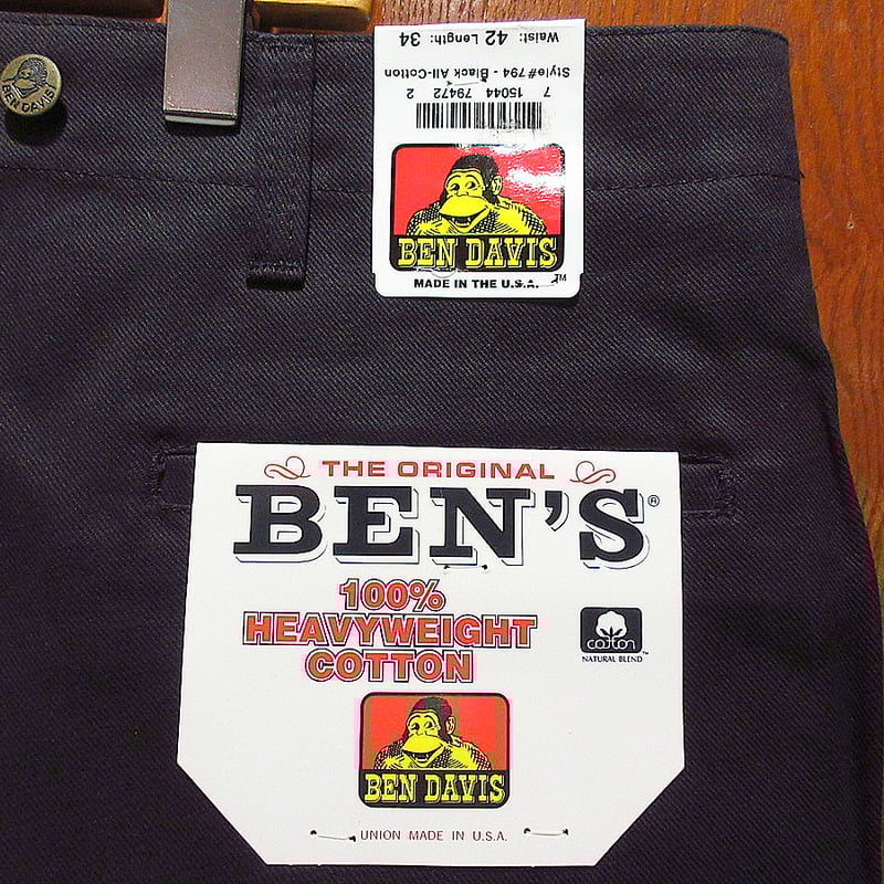 90'S DEAD STOCK BEN DAVIS WORK PANTS(デッドストック ベン 90'S DEAD STOCK BEN DAVIS WORK PANTS(デッドストック ベン