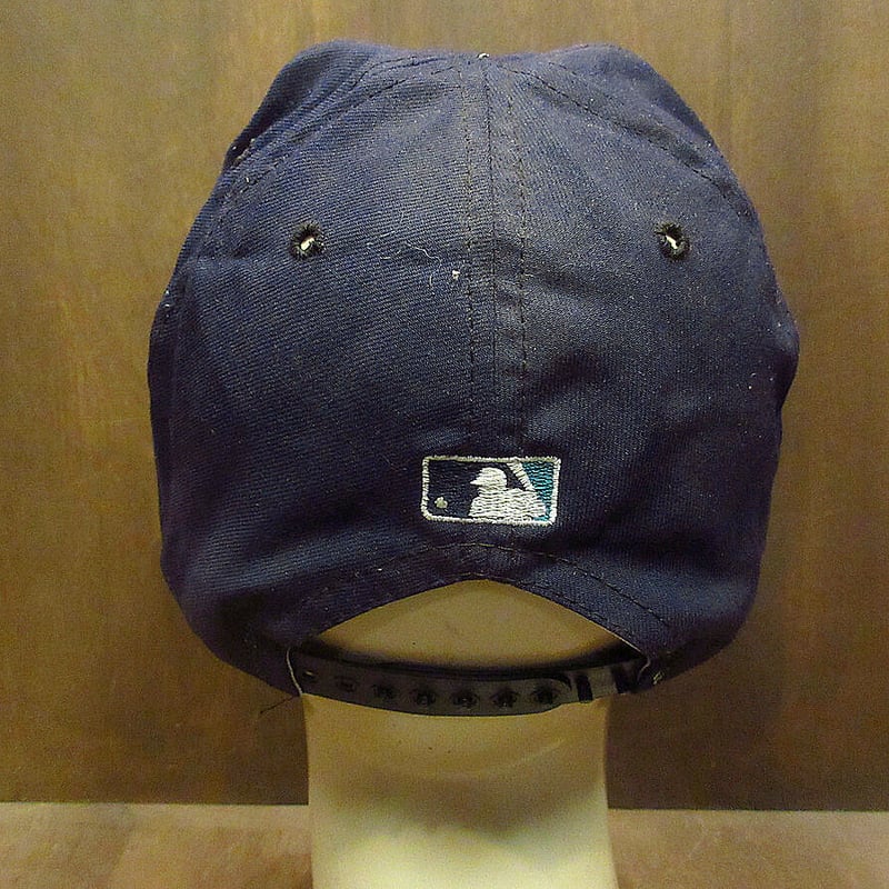 ビンテージ○New Era SEATTLE MARINERSコットンベースボールキャップsiz