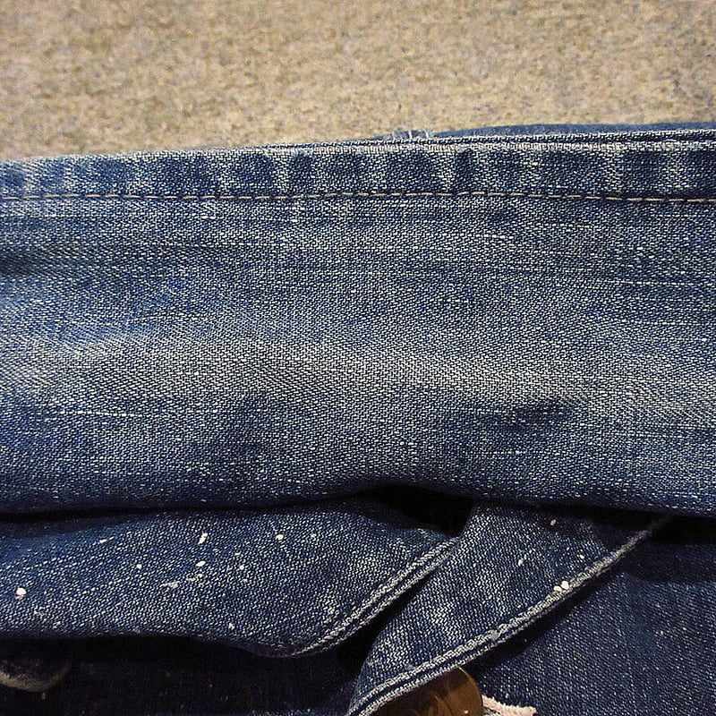 90s Lee 91-J ヒッコリーカバーオール ハウスマーク 復刻40 ビンテージ40's○Lee 91-Jハウスマークデニムカバーオール42R