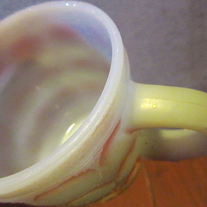 ビンテージ○Fire Kingキャメロットマグ○260202z6-frk