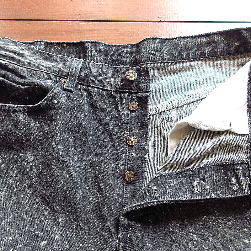 ビンテージ80's○Levi's 501ギャラクティックウォッシュ実寸