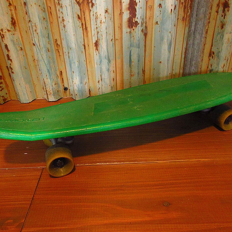ビンテージ70's○SMOKERスケートボード黄緑○230625j1-otclct雑貨