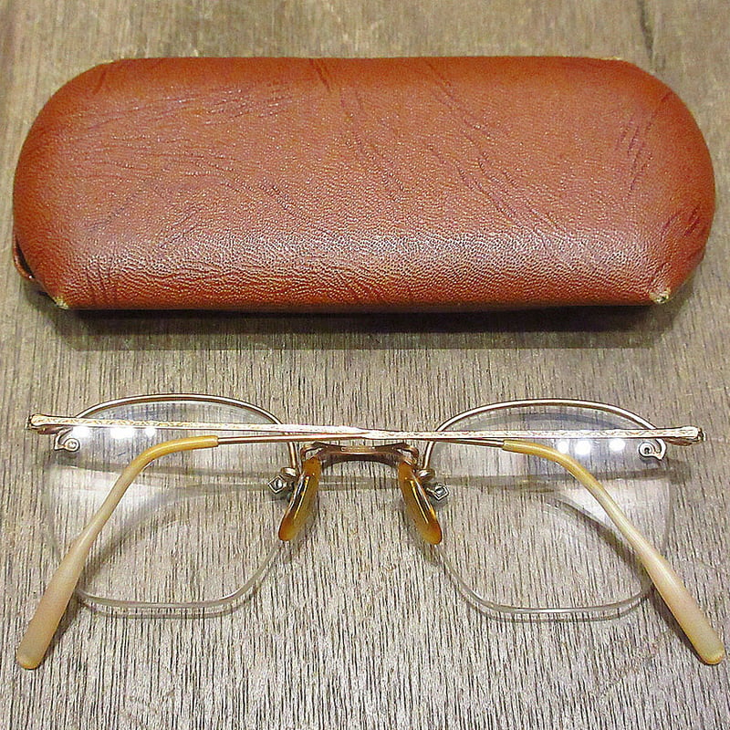 ビンテージ40's○American Optical 1/10 12KGF RIMWAY FU