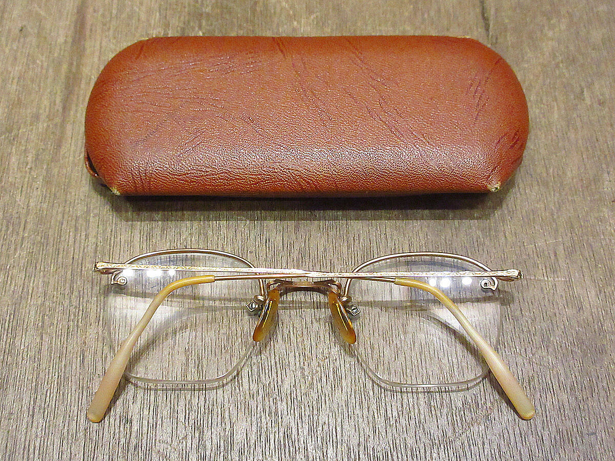 30〜40s vintage American optical リムレス 金張り - almanarts.com