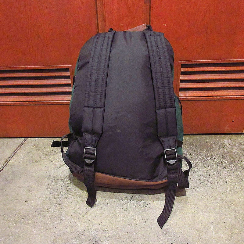 MADE IN U.S.A. EASTPAKボトムレザーバックパック深緑○210717s8-b