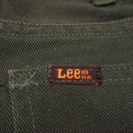 ビンテージ70’s●Leeブーツカットパンツ緑実寸W75cm●250211j3-m-pnt-ot-w32ヒッピー古着1970sリー